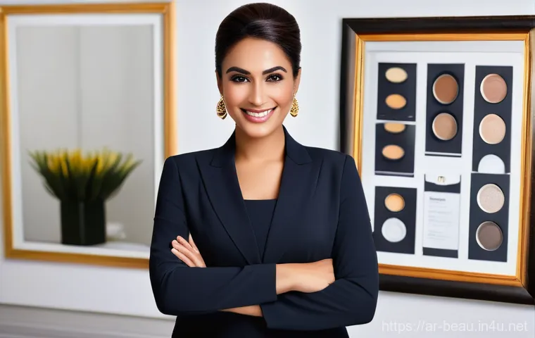 뷰티컨설턴트 자격증 취득 시간 - **Prompt:** A diverse group of young adult women, including individuals of Arab descent, enthusiasti...