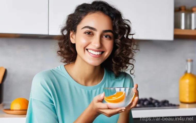 뷰티컨설턴트 실무 경험 공유 - A sophisticated, confident Arab woman in her early 30s, with impeccably moisturized and smooth skin,...