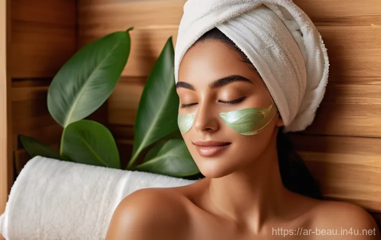 뷰티컨설턴트 고객 만족도 설문 - **Prompt 1: Serene Beauty Ritual**
"A young Arab woman, with long, flowing dark hair and modest,...