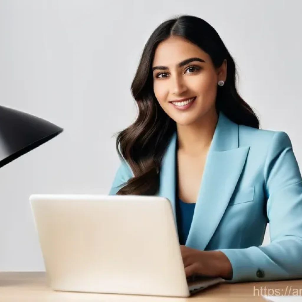 뷰티컨설턴트 주요 시장 분석 사례 - **Prompt:** A professional and elegant Arab female beauty consultant in her late 20s to early 30s, d...