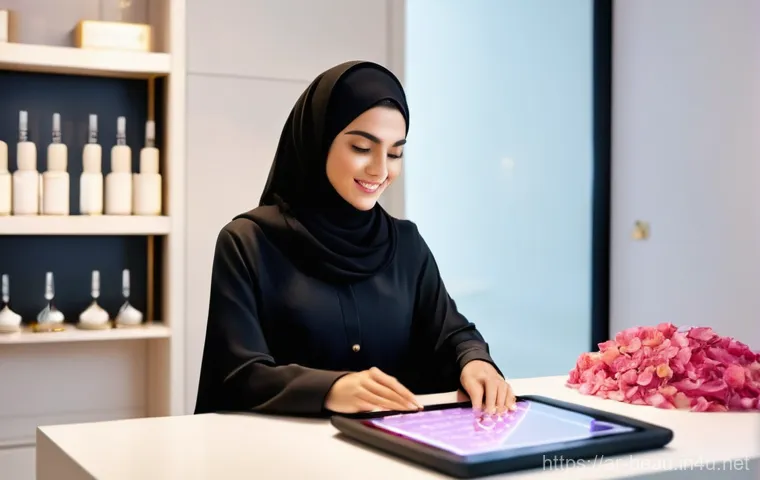 뷰티컨설턴트 주요 시장 분석 사례 - **Prompt:** A professional and elegant Arab female beauty consultant in her late 20s to early 30s, d... 뷰티컨설턴트 주요 시장 분석 사례 - **Prompt:** A professional and elegant Arab female beauty consultant in her late 20s to early 30s, d...