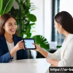 Home 22 뷰티컨설턴트 관련 산업 동향 - **Prompt:** A young woman (early 20s) with a warm, open smile, dressed in a modest, elegant casual o...